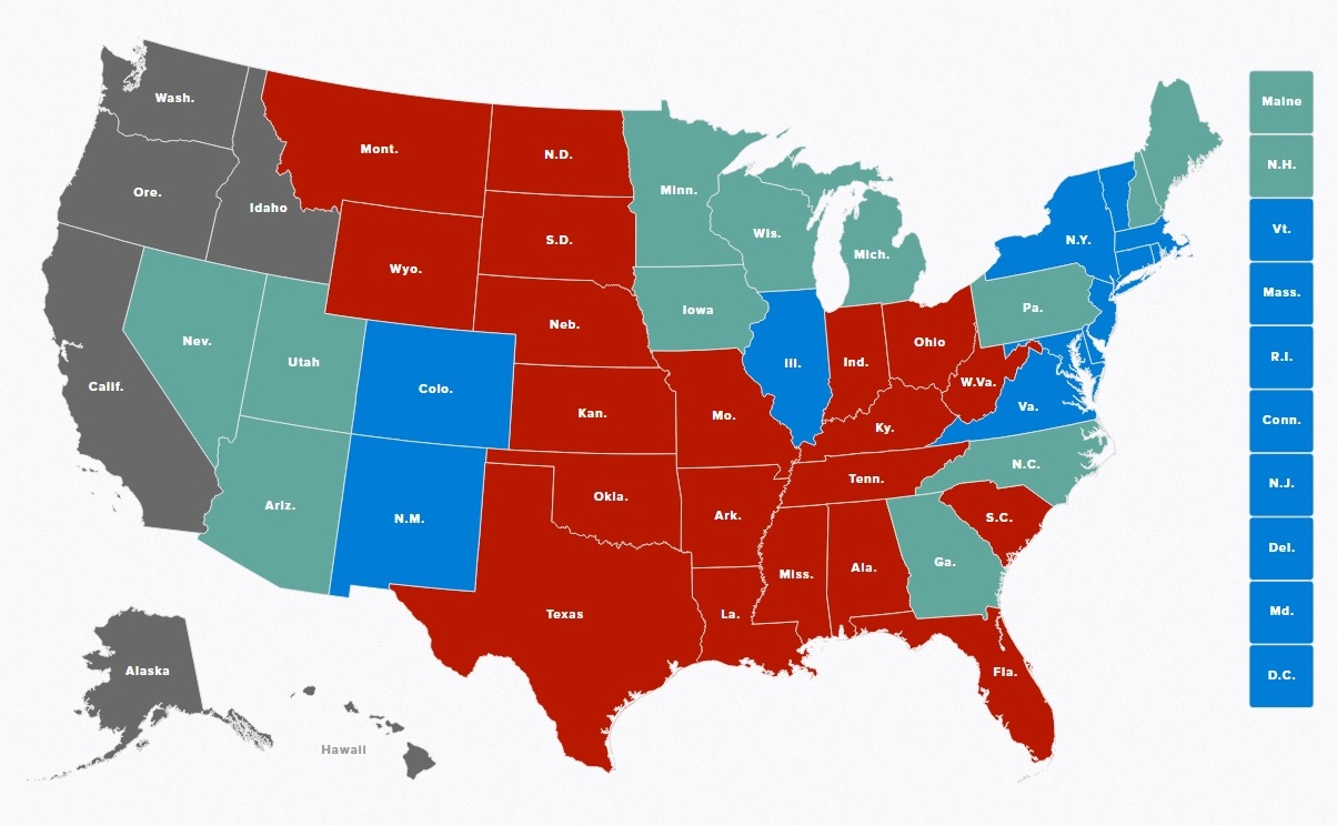 Результаты выборов в США: итоги голосования