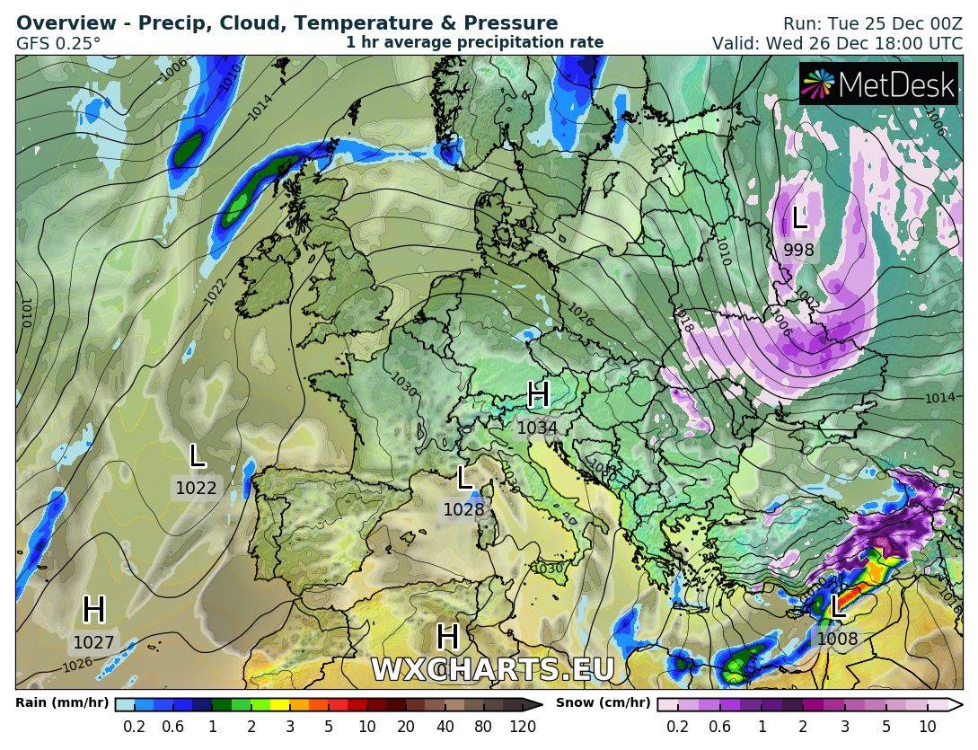 "Сяде" атмосферний фронт: синоптик розповів українцям про погоду 26 грудня