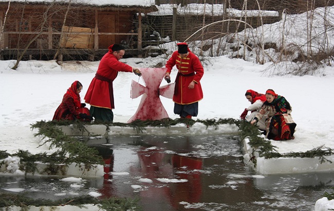 Крещение в "Мамаевой слободе"