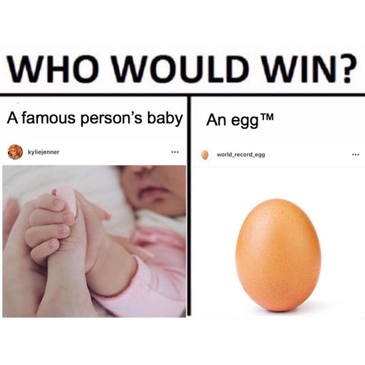 Яйце-рекордсмен: нова зірка Instagram побила рекорд по лайкам