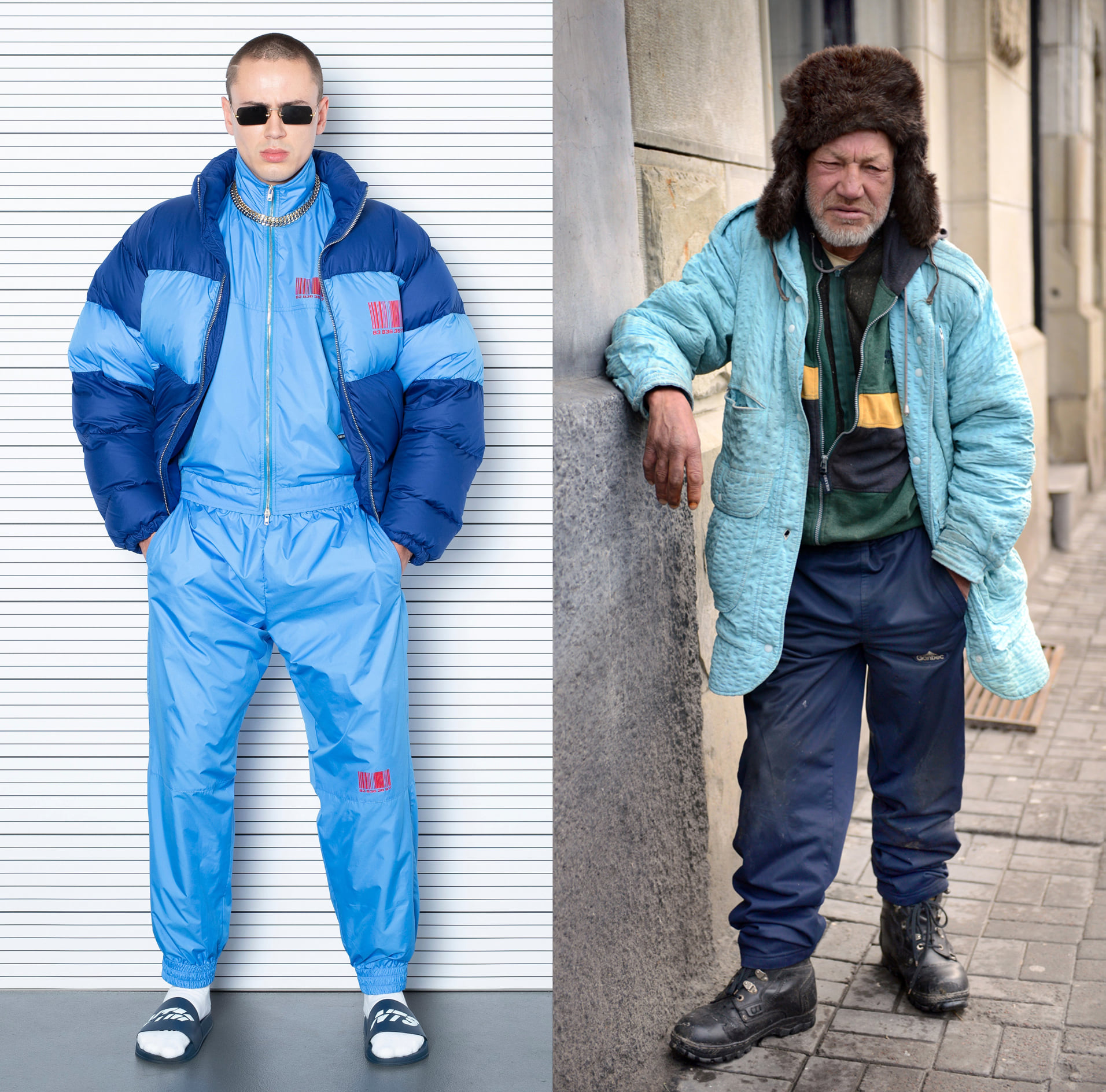 Французский бренд одежды украл образы у бездомного из Украины (фото)