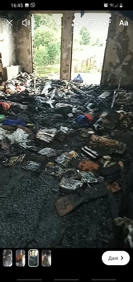 Падіння літака на Прикарпатті: згорів будинок з усіма речами української гандболістки