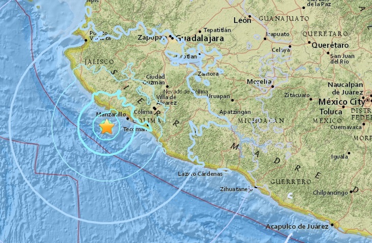 В Мексике произошло сильное землетрясение