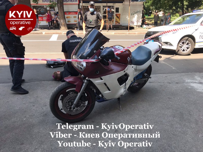 У Києві бандит викрав мотоцикл, аби змінити світ: відео і всі подробиці