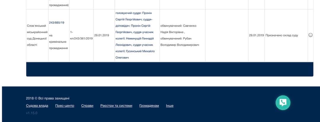 Справу Савченко та Рубана передали до суду Слов'янська