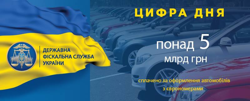 ДФС назвала суму надходжень від розмитнення "євроблях"