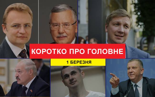 Підсумки дня: 1 березня