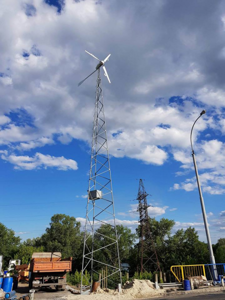 На Донбассе мост через Северский Донец подсветят за счет альтернативных источников энергии