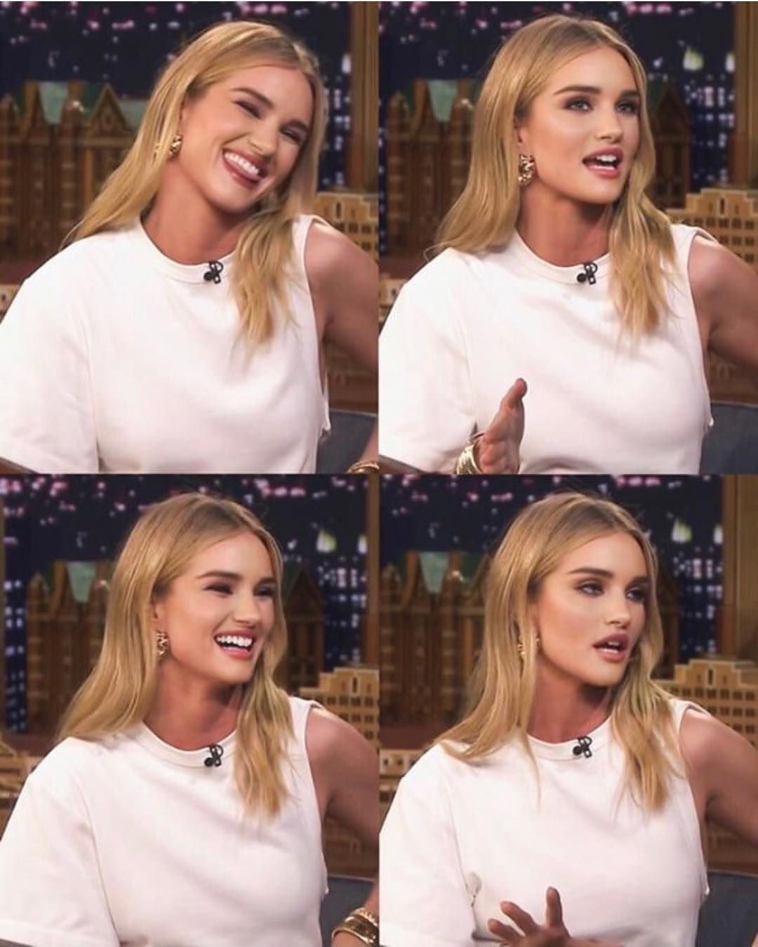 Уроки стиля: Роузи Хантингтион-Уайтли показала, как носить главный оттенок лета