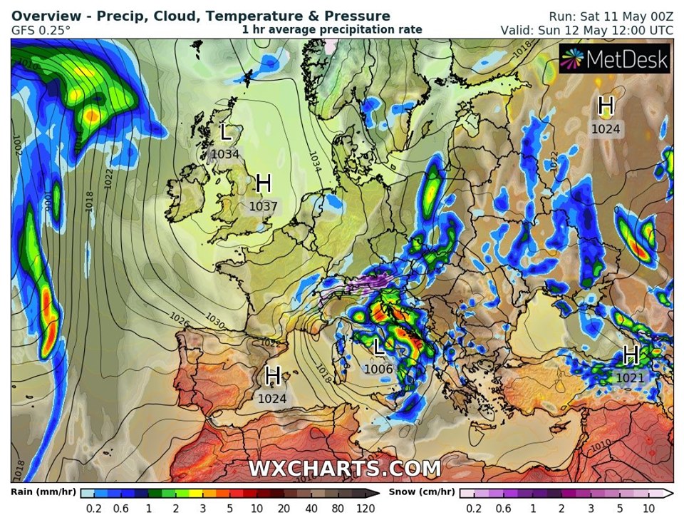 Украину "обнимут" европейские циклоны: синоптик дала прогноз
