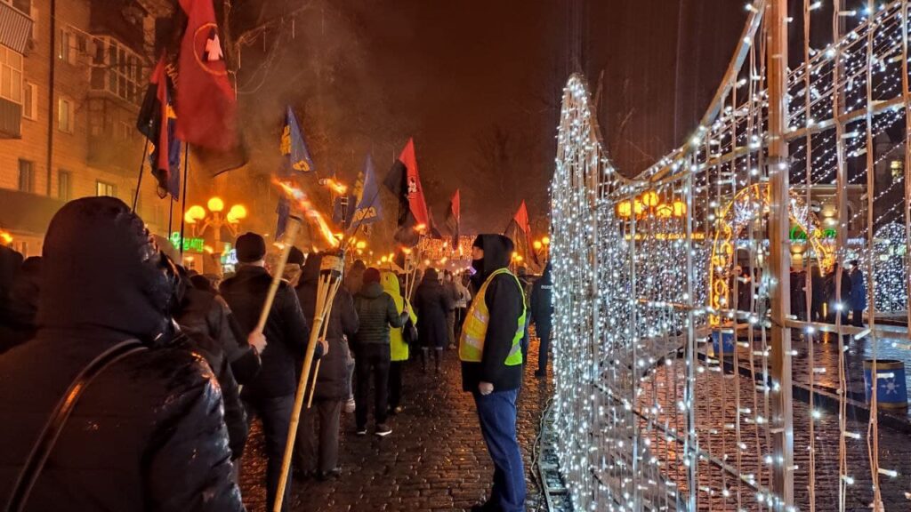 В городах Украины ярко и необычно отметили день рождения Бандеры: как это было