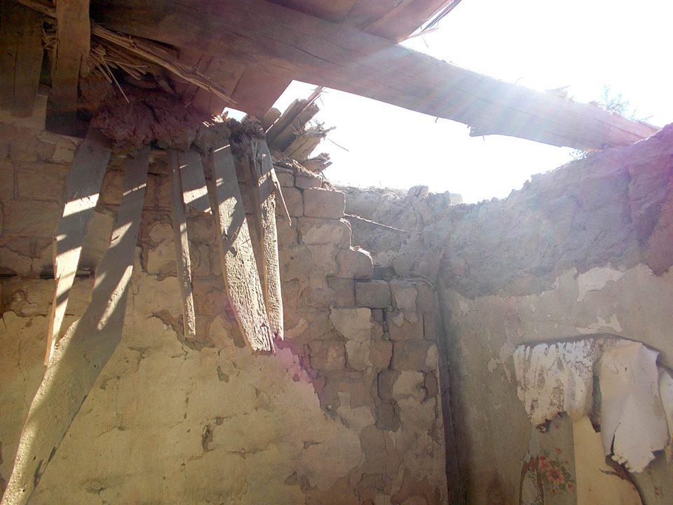 Зруйновано кілька житлових будинків