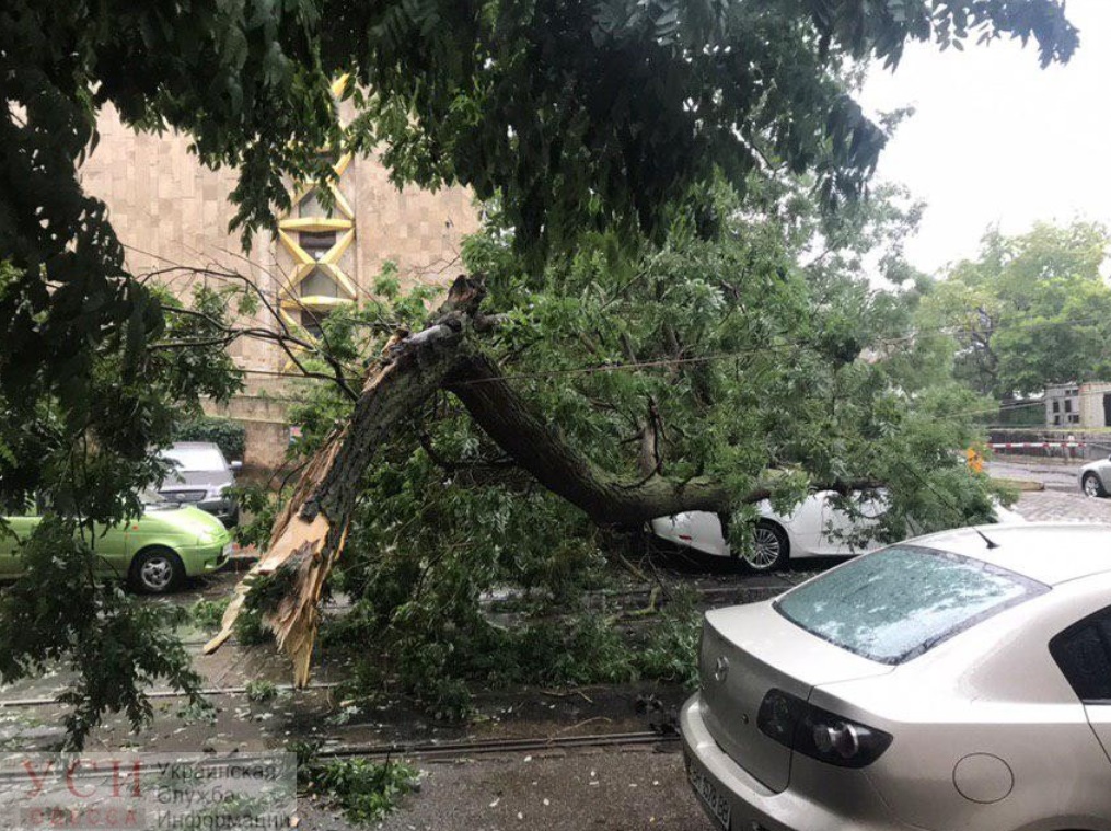 Мощный ураган с ливнем пронесся Одессой: впечатляющие фото и видео