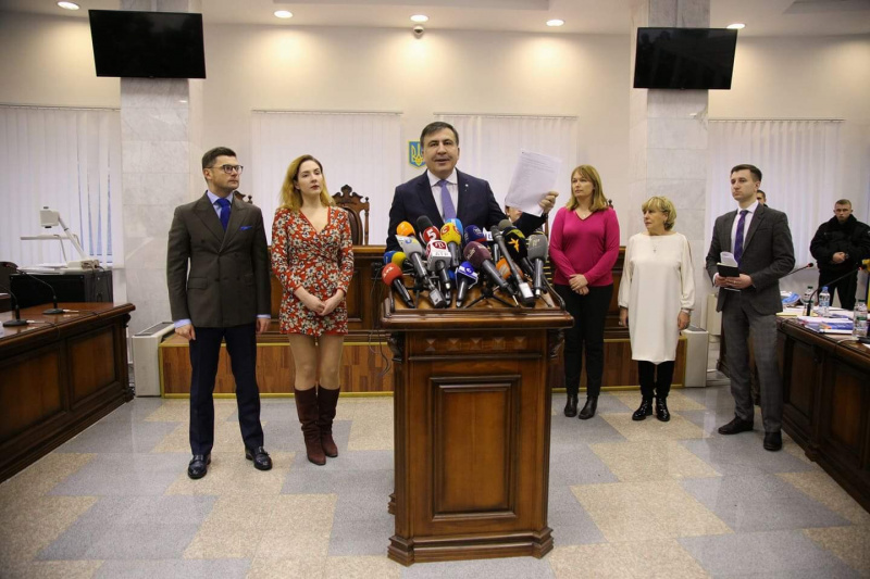 Суд почав розгляд апеляції на запобіжний захід для Саакашвілі