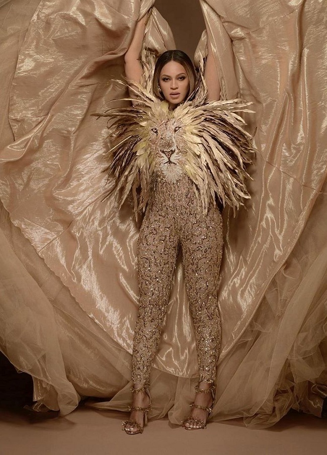 Королева-Львица: Бейонсе взорвала сеть эффектным нарядом на Wearable Art Gala