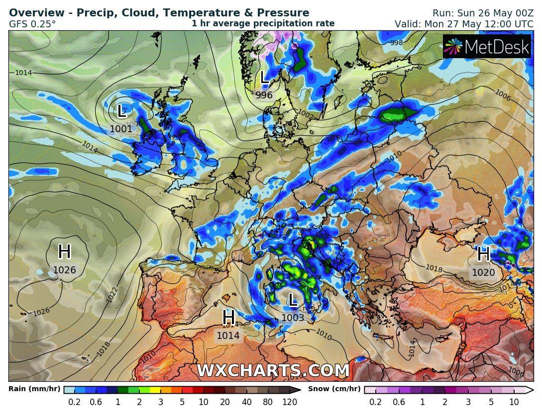 Летняя погода: синоптик дала прогноз на последний понедельник весны