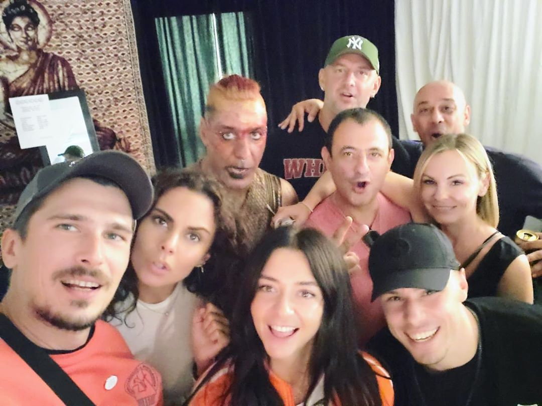 "Потужна тусовка": Потап і Каменських засвітилися в компанії Ліндеманна в Празі