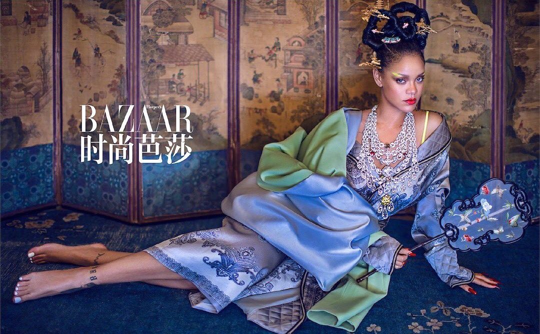 Чарівна гейша: Ріанна знялася в епатажній фотосесії для відомого глянцю