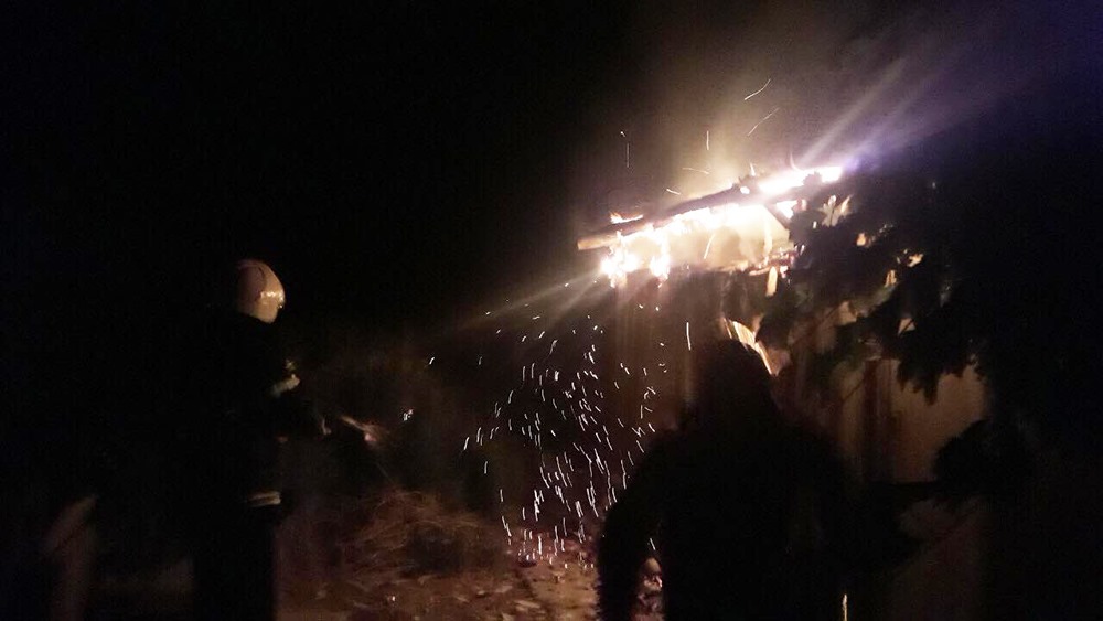 Не ждал пожарных: под Николаевом мужчина вынес из огня двух девочек (фото)