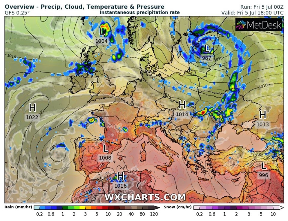 Синоптик дала прогноз погоды на выходные