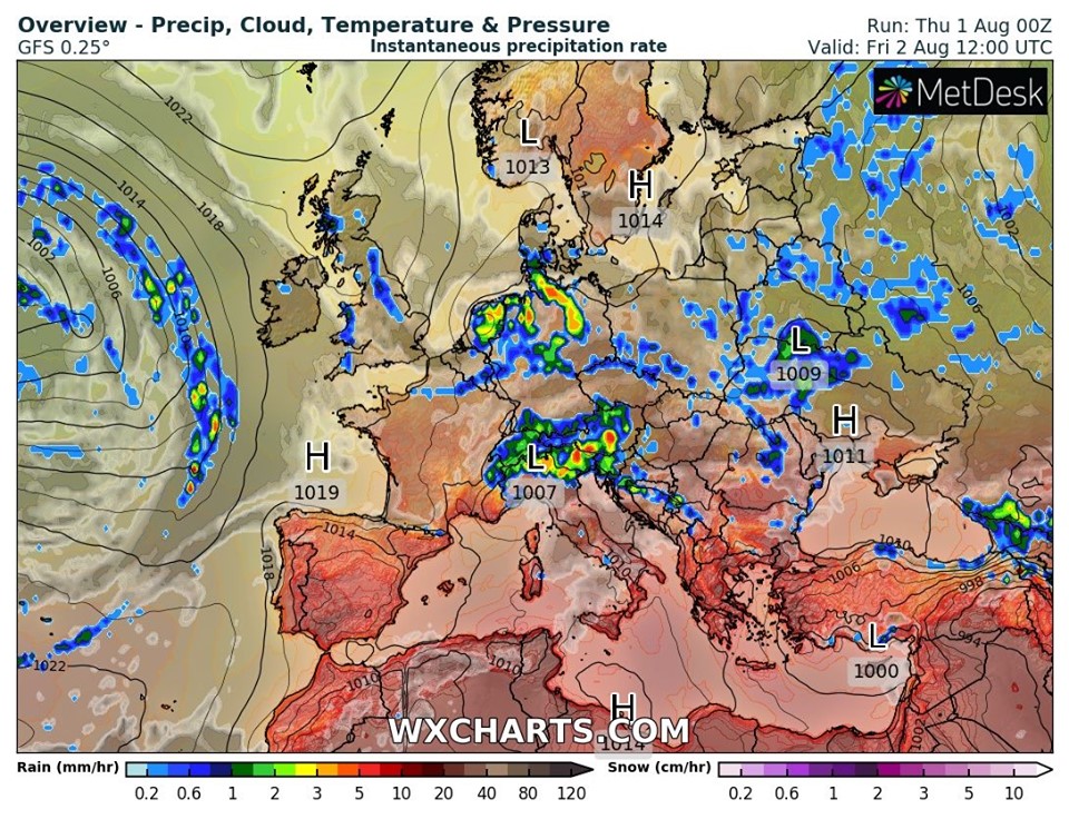 Температура воздуха в Украине продолжит снижаться