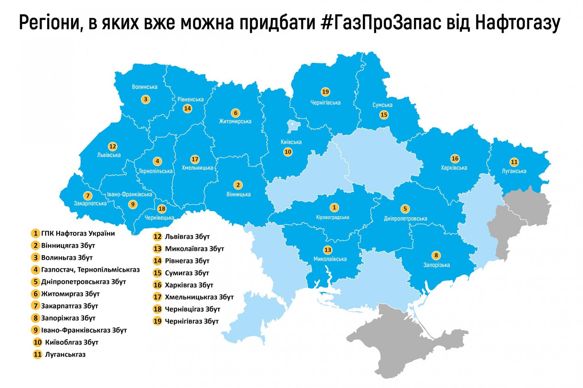 "Нафтогаз" дал инструкцию по покупке газа на зиму по летним ценам