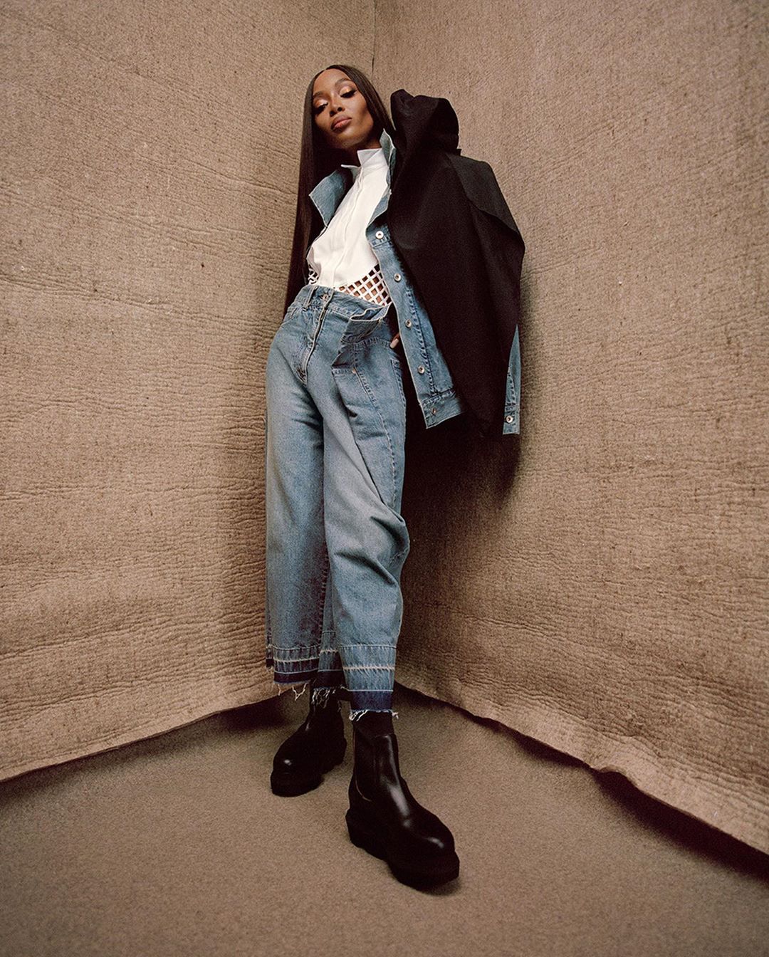 Она не меняется! 49-летняя Наоми Кэмпбелл восхитила красотой и молодостью в новой съемке