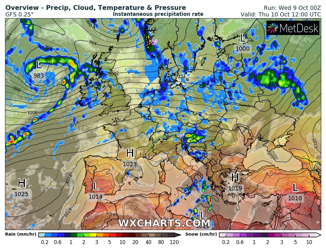 В Украине завтра потеплеет