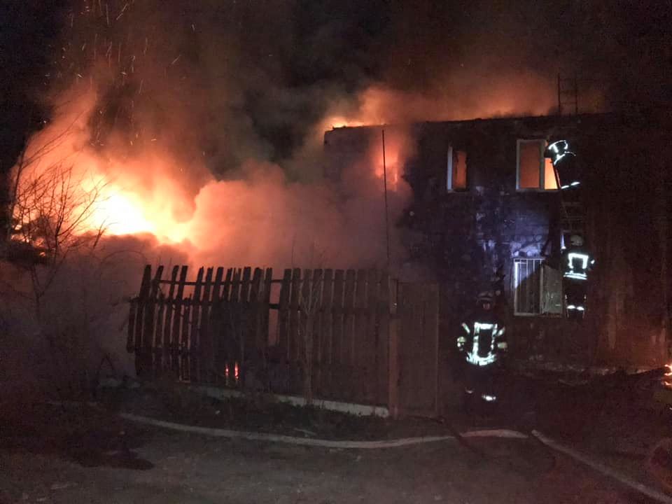 У известного ветерана АТО сгорел до тла дом (фото)