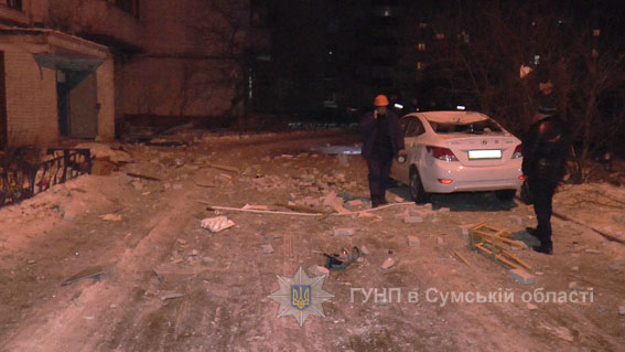 Взрыв в Сумах: полиция назвала подозреваемого в происшествии