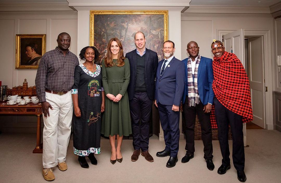 Стильная хозяйка: Кейт Миддлтон в любимом платье встретила гостей в Кенсингтонском дворце