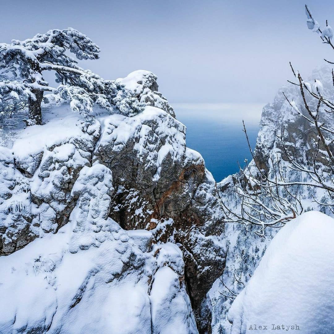 В Крым пришла настоящая зима: от красоты захватывает дух (фото, видео)