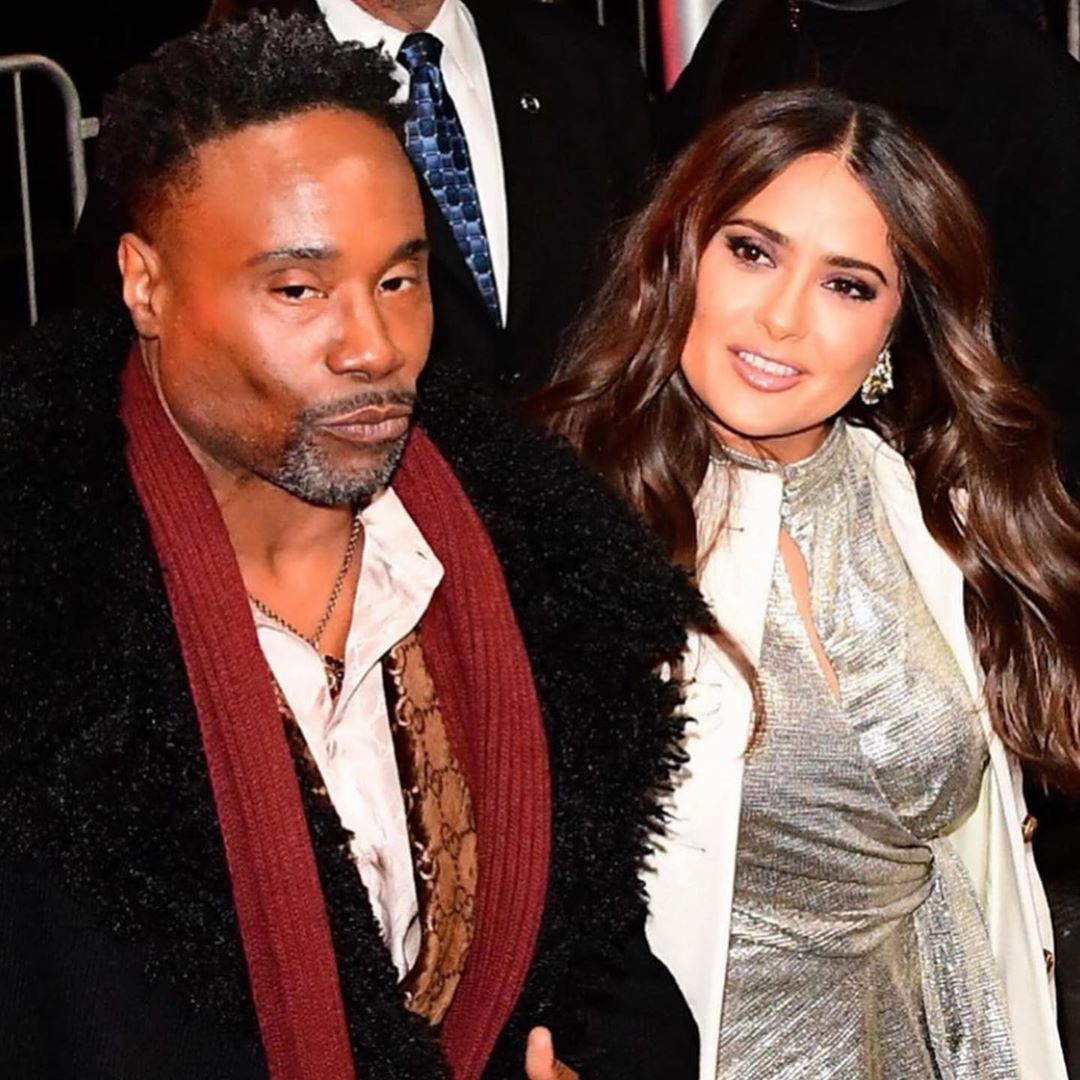 В серебре и золоте: Сальма Хайек покорила сеть новым роскошным образом