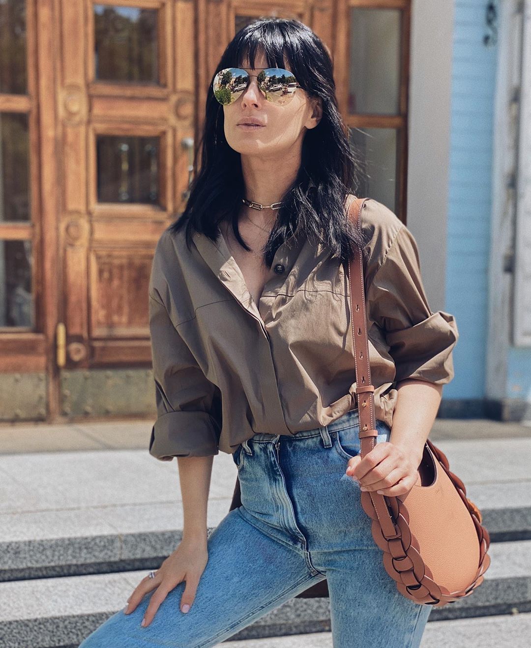 Стильно і зручно: Маша Єфросиніна продемонструвала трендовий повсякденний лук для літа