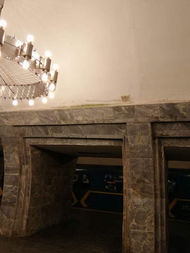 В метро Киева заметили странную "зелень" (фото)