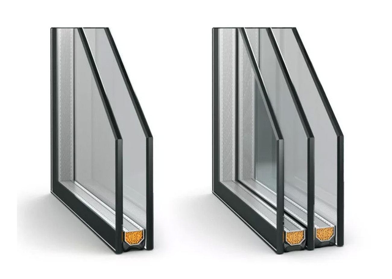 Двухкамерный стеклопак 