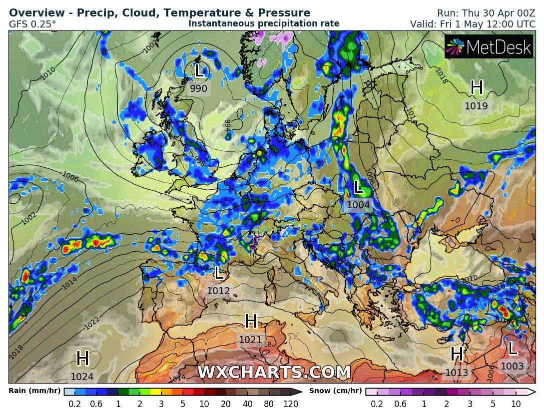 Синоптик дала прогноз на майские праздники: приготовьтесь к погодным "качелям"