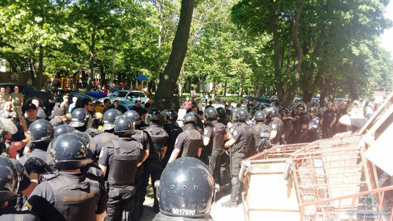 Полиция задержала 3 участников конфликта в Одессе