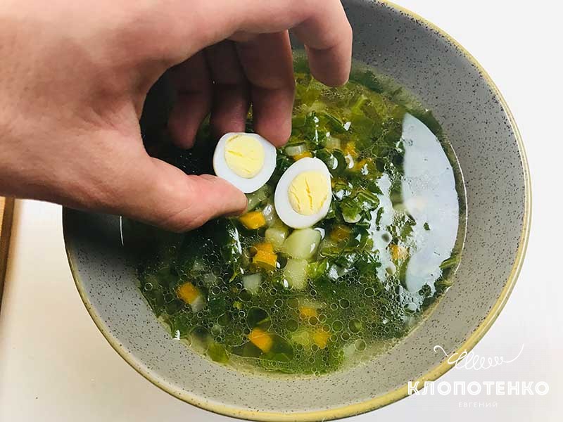Клопотенко поделился рецептом вкуснейшего зеленого борща без щавеля