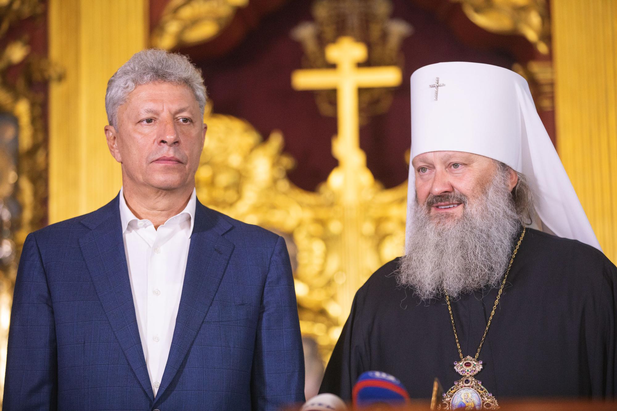 В ОПЗЖ в день "тишины" молились в Киево-Печерской лавре за мир и благополучие Украины