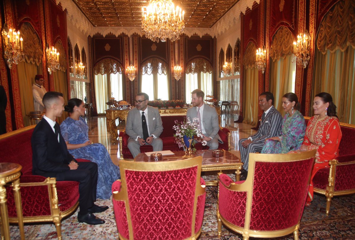 Меган Маркл очаровала нежным образом на встрече с королем Марокко