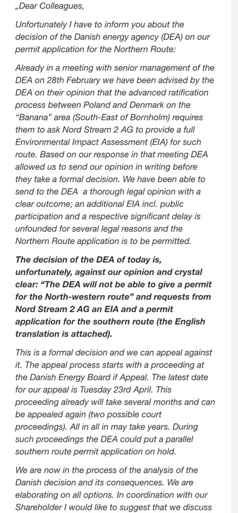 Запуск "Северного потока-2" может затянуться на годы