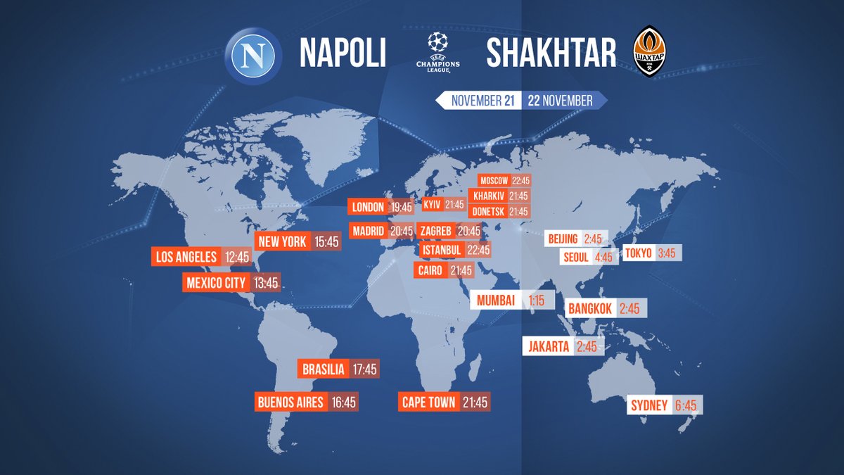 Наполи - Шахтер: где смотреть матч