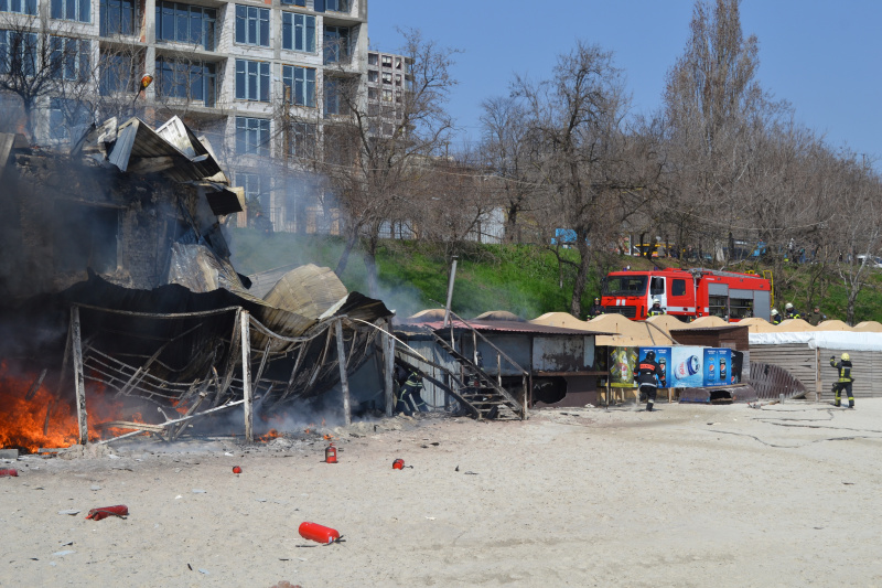 Пожежу у кафе в Одесі ліквідовано, - ДСНС
