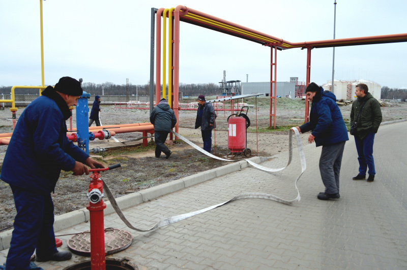 Сотрудники "БРСМ" Киевской области провели противопожарные тренировки