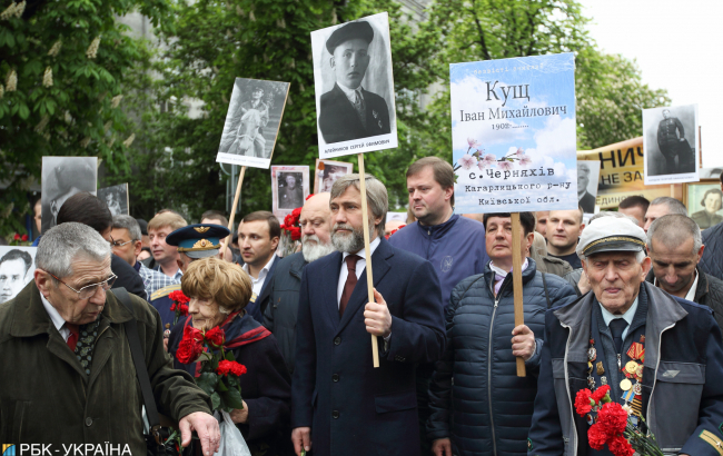 День победы в Киеве: как прошло 9 мая на улицах столицы (видео)