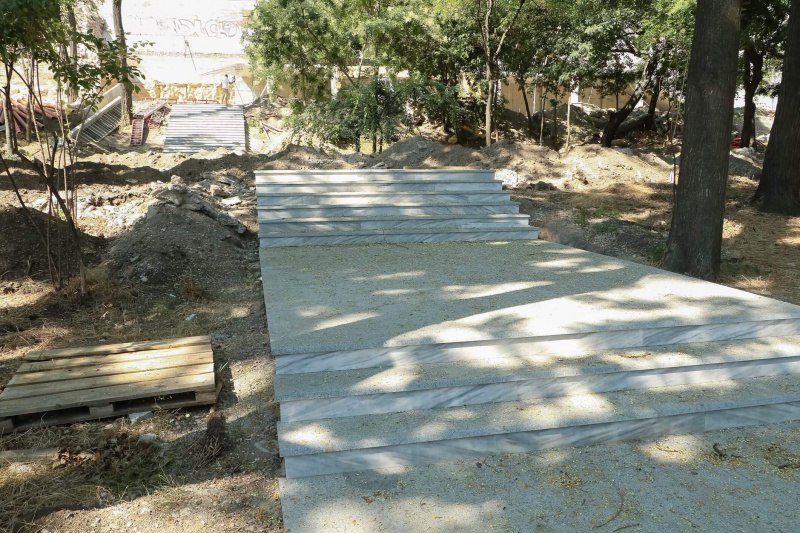 Первую зону Греческого парка в Одессе откроют 2 сентября