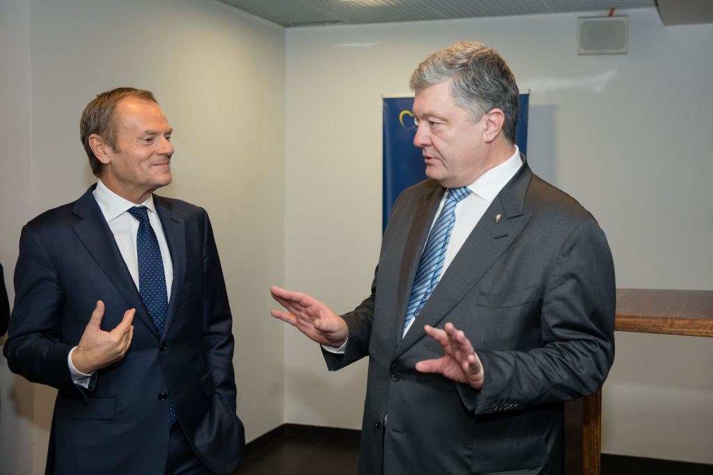 Порошенко встретился с Туском
