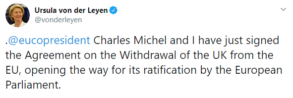 Британія і ЄС підписали угоду про Brexit