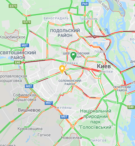 Транспортний колапс у Києві: ситуація на дорогах після закриття метро